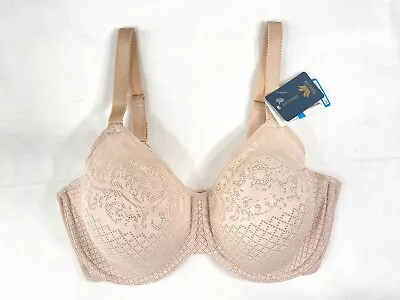 NWT Wacoal Women’s 32DDD Visual Effects Underwire Minimizer Bra 857210 Sand • $36.09