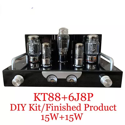 HIFI 6J8P Kt88 Vacuum Tube Amplifier Diy Kit Hifi Class A Audio Amplifier 15w*2 • $486