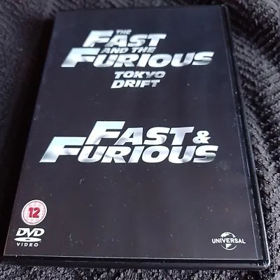 The Fast And The Furious Tokyo Drift (No.3) & Fast & Furious (No.4) Dvd 2 Discs • £2.75