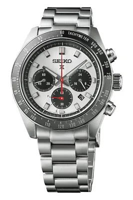 New Seiko Prospex Speedtimer Silver Dial Stainless Steel Bracelet Watch SSC911 • $419.95