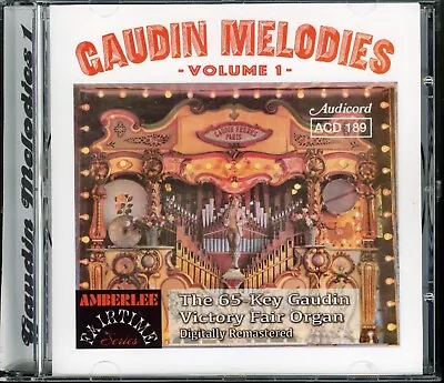 GAUDIN MELODIES 1 - Fairground Organ CD (2022) [NEW] Gaudin Victory Fair Organ • £8.95