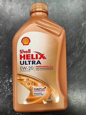 £15 • Buy Shell Helix ULTRA 0W-20 AV-L 1 Ltr Oil Top-Up. 508.00/509.00 Audi VWG Spec