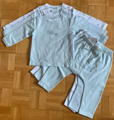 £22 • Buy BNWT Baby Boys 3 Elephants Tops 3 Leggings Matching Outfit/Set 9-12 Months NEXT