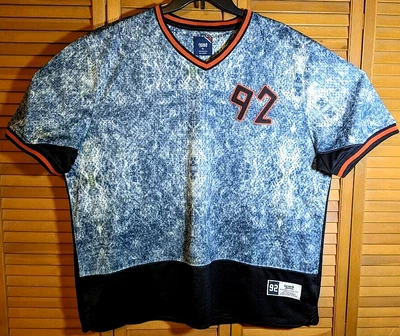 $40 • Buy Vintage Lemar And Dauley 92 Blue Mesh Tee Shirt XL Sewn Numbers