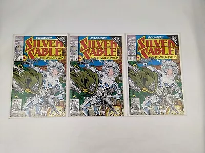 Lot Of 3 Silver Sable & The Wild Pack #5 - Infinity War (Marvel 1992) VF/NM  • $8.99