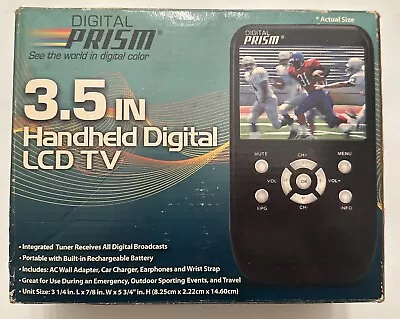 Digital Prism ATSC-301 3.5  Handheld Digital LCD TV • $38.48