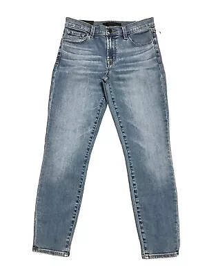 J Brand Mid-Rise Skinny Crop Jeans Eco Wash Stretch Size 27 Medium Wash • $49.50