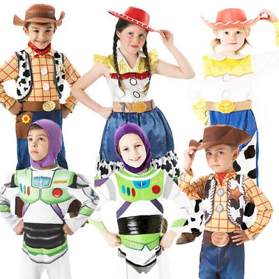 £17.99 • Buy Toy Story Kids Fancy Dress Disney Movie Characters Girls Boys Childrens Costume