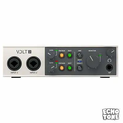 $299 • Buy Universal Audio Volt 2 (2 In, 2 Out) USB-C Audio Interface