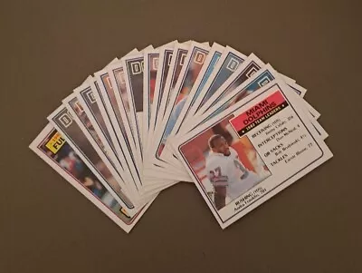 1983 Topps Football Miami Dolphins Team Set  18 Cards • $4.25