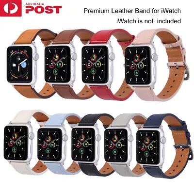 $13.49 • Buy Watch Band Leather Strap For Apple IWatch Series 7 6 5 4 3 2 SE 38/40/42/44/45mm
