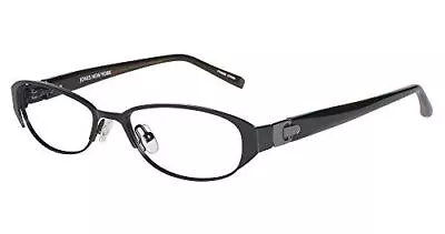 JONES NEW YORK Women's  Metal Oval Designer Eyeglasses Frame J135 In Black 49 Mm • $26.87