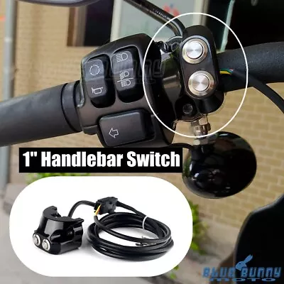 $42.23 • Buy Hand Control Switch Air Suspension Control Kit For Harley Dyna V-Rod 1'' Bars