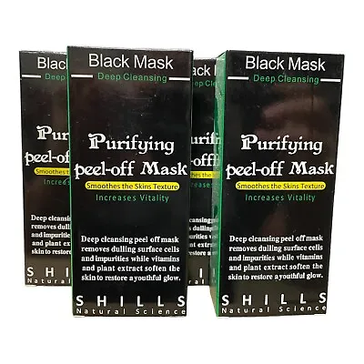 4X Shills Acne Purifying Peel Off Black Mask Deep Cleansing Blackheads Shills • $16.99