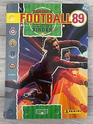 Panini Football 1989 Complete Sticker Album Book And Binder • £5.50
