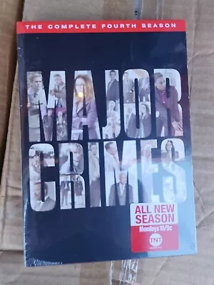 Major Crimes - The Complete Fourth Season 4 (DVD 2015) New & Factory Sealed • $7.95