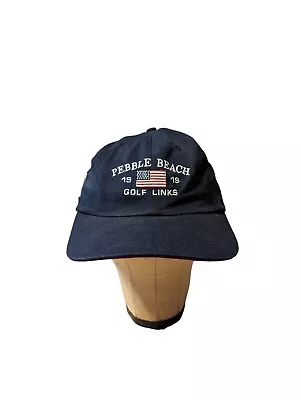Vintage Pebble Links Golf Hat Collection Navy Blue 1919 • $19.99