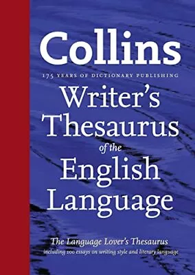 Collins Writer� S Thesaurus Of The English Language Hardback Book The Cheap • £5.49