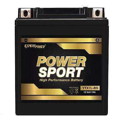 ExpertPower YTX7L-BS Battery For Yamaha Honda Kawasaki ATV Motorcycle Battery • $25.99