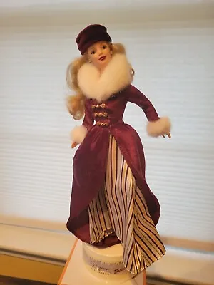 Victorian Ice Skater Barbie Doll  • $12