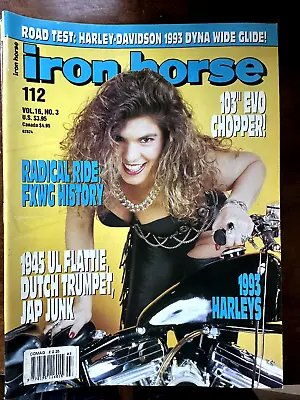 Iron Horse 112 Vol. 16 Issue 3 Men's Motorbike Biker Magazine From 1993 • $13.45