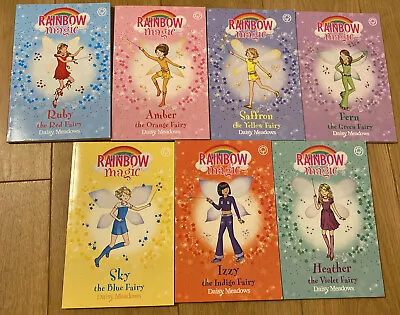 Rainbow Magic: Colour Fairies - Daisy Meadows Complete Set Of 7 Books • £7