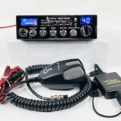 COBRA 29 LTD Chrome CB Radio Dual Mode AM With Mic Harness Gear Keeper AS-IS • $67.50