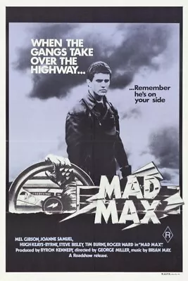 1979 MAD MAX VINTAGE MOVIE POSTER PRINT STYLE F 24x16 9 MIL PAPER • $25.95