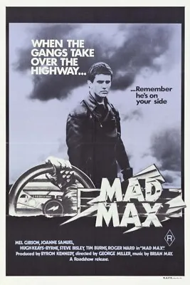 1979 MAD MAX VINTAGE MOVIE POSTER PRINT STYLE F 36x24 9 MIL PAPER • $39.95