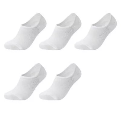 Men Bamboo No Show Dress Nonslip Ankle Sport Breathe Mesh Casual Socks 5/10Pairs • $8.89