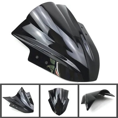 ABS Windshield For Kawasaki EX300R Ninja 300 2013 - 2017 Black Motor Windscreen • $25.95