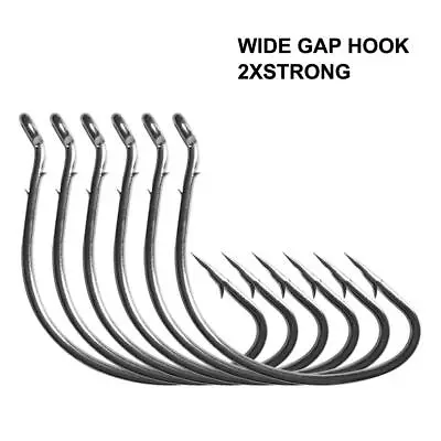 Masterpro Multisize Wide Gap 2 X Strong Hook 1# 2# 4/0 6/0 8/0 Tackle Special • $9.52