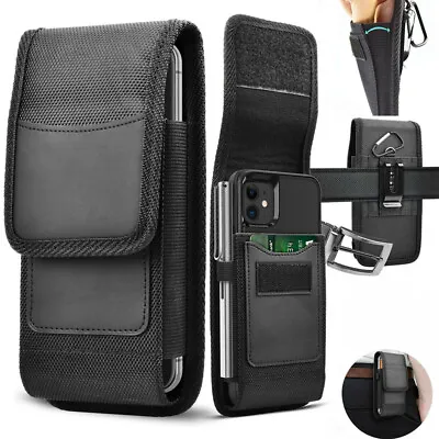 For Motorola Edge 5G UW / Edge 2021 Phone Belt Clip Pouch Card Pocket Case • $11.99