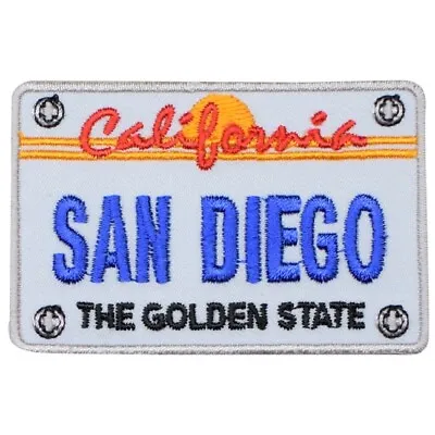 San Diego Patch - California License Plate CA Badge 2.75  (Iron On) • $3.74