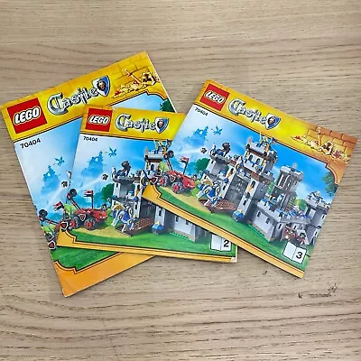 LEGO®  -  Castle - King's Castle - 70404 - INSTRUCTION BOOKLET ONLY • $40