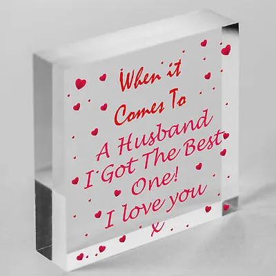 $36.73 • Buy Gift For Husband Birthday Valentines Day Gift Engraved Heart Gift For Him Love