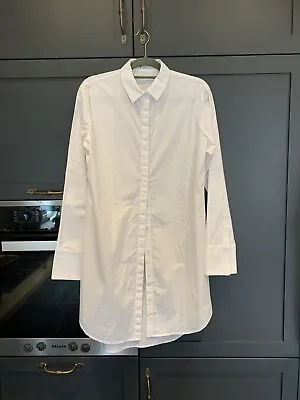 $150 • Buy Alexander Wang White Cotton Oversized Shirt Large Rrp $795