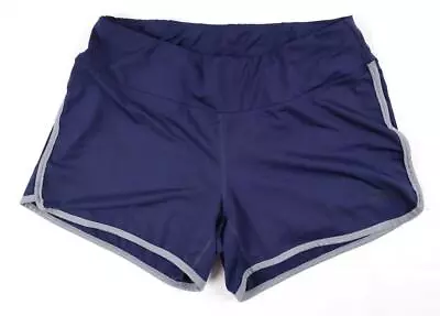 MIZUNO Performance Women’s Large (L) Blue Stretch Athletic Shorts • $9.99