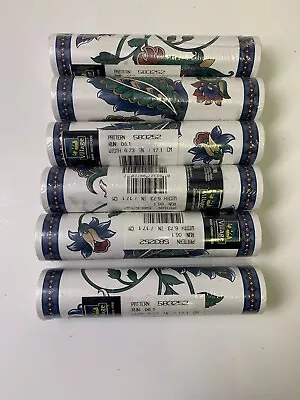 New Wholesale Lot Of 6 Rolls Of Village Wall Paper Border Prepared 5 Yd 583252 • $29.99