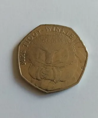 Mrs Tiggywinkle 50p Coin 2016 Beatrix Potter  • £2