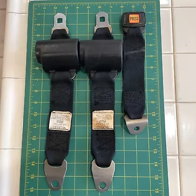 Oem 3 VW Bug Rear Lap Seat Belts 1968 - 1979 Two 111857709J & One 111857739F • $59.99