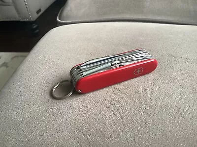 Nice Vintage Victorinox Swiss Army Knife Officer Suisse Rostfrei. 13 Tools Youth • $65