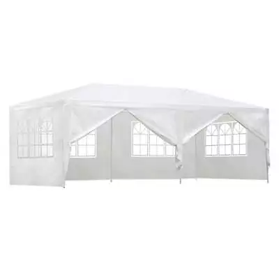 Instahut Gazebo Outdoor Marquee Wedding Gazebos Party Tent Camping White 3x6m • $191.99