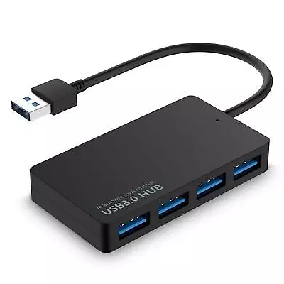 £5.99 • Buy 4 Ports Hub Splitter USB 3.0 High Speed Adapter Multi Desktop PC Laptop