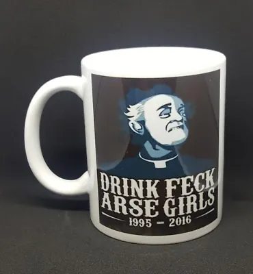 Father Jack Hackett Tribute Irish Coffee Mug COMEDY FATHER TED CATCHPHRASE CUP • £9.49