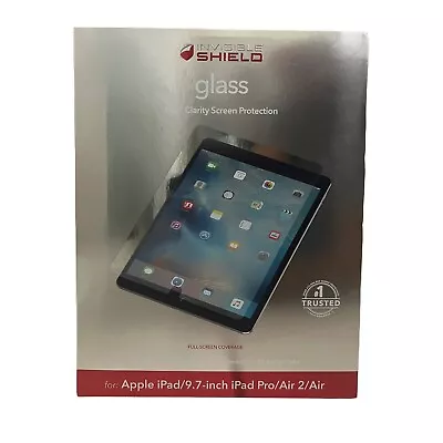 $24.99 • Buy ZAGG InvisibleShield HD Glass Screen Protector 9.7 Inch IPad Pro, IPad Air/Air 2