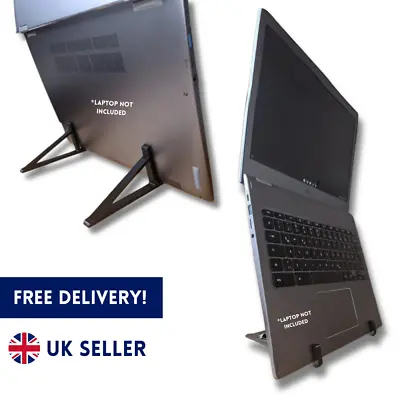 2PCS Vertical Laptop Stand Holder Adjustable Notebook Dock Space Saver • £9.99