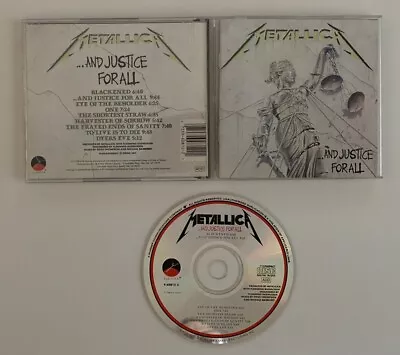 Metallica ...And Justice For All By CD Sep-1988 Elektra “ONE” 80s Rock & Roll • $2.99