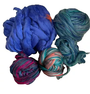 Huge Lot Of Superfine Merino Wool Roving. Top. Great To Spin Or Felt. Over 4lbs • $74.99