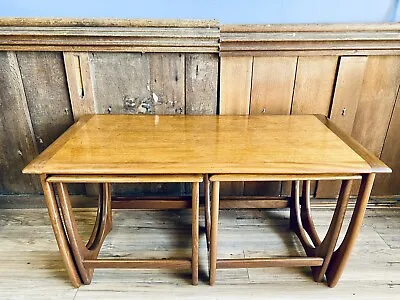 Midcentury G-Plan Astro Long John Teak Nest Of Tables C.1960s Midcentury Modern • £149